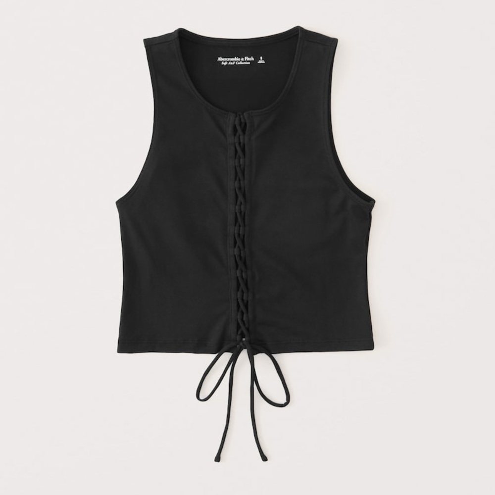 Black tank top